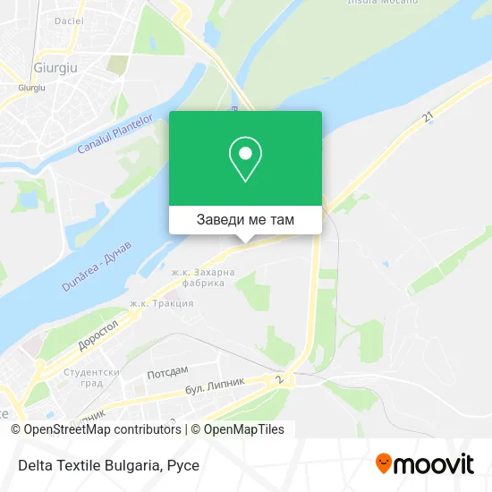 Delta Textile Bulgaria карта