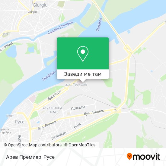 Арев Премиер карта
