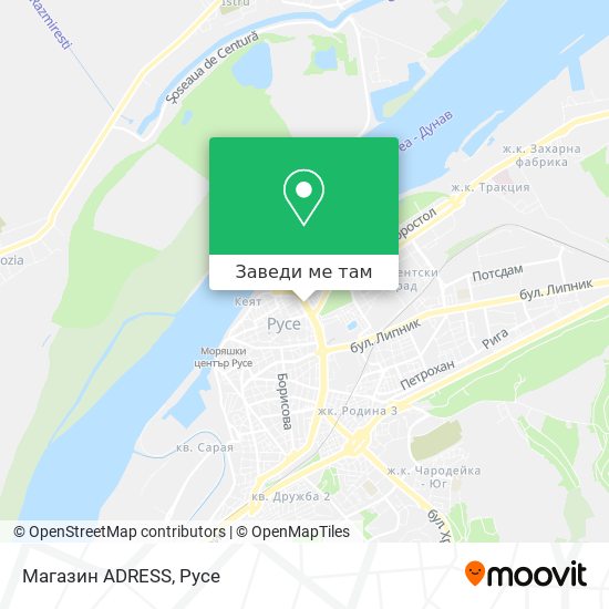Магазин  ADRESS карта