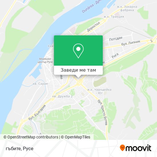 гъбите карта