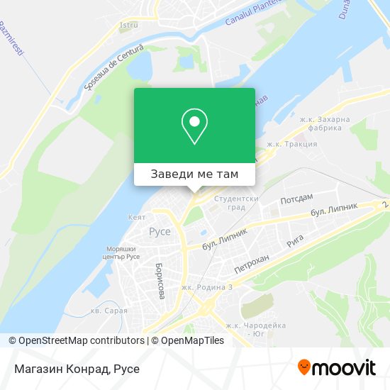 Магазин Конрад карта