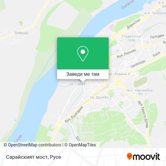 Сарайският мост карта