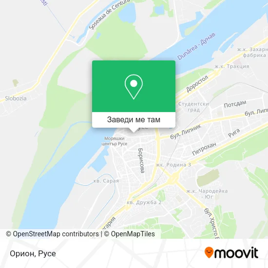 Орион карта