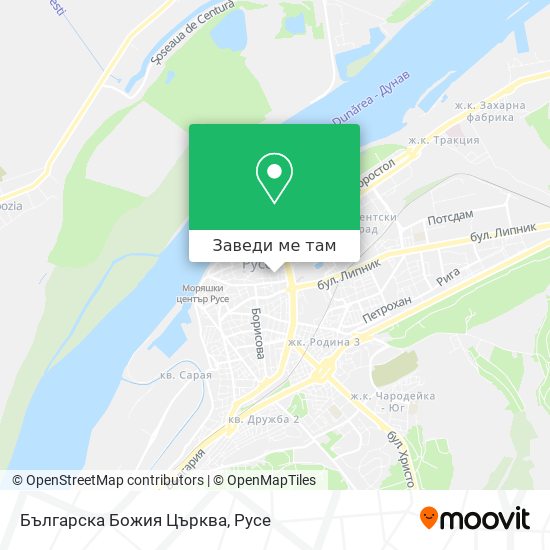 Българска Божия Църква карта