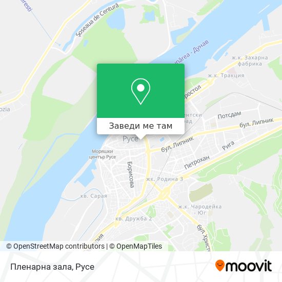 Пленарна зала карта
