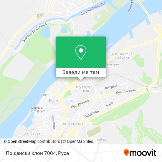 Пощенски клон 7004 карта