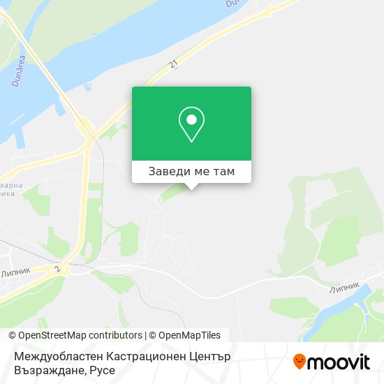 Междуобластен Кастрационен Център  Възраждане карта