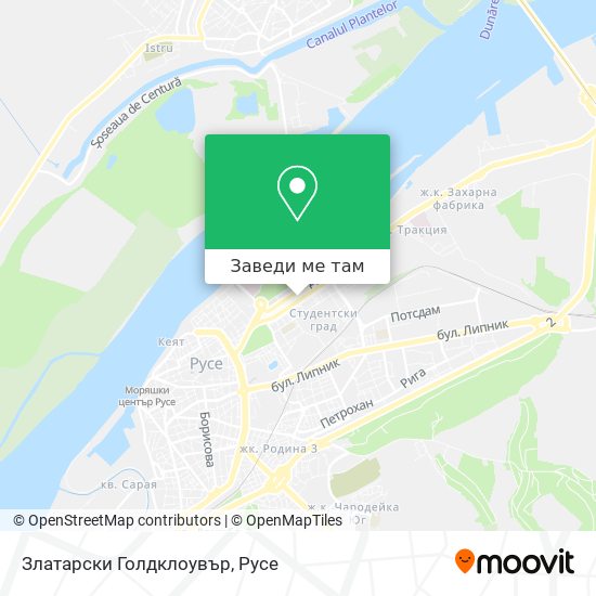 Златарски  Голдклоувър карта