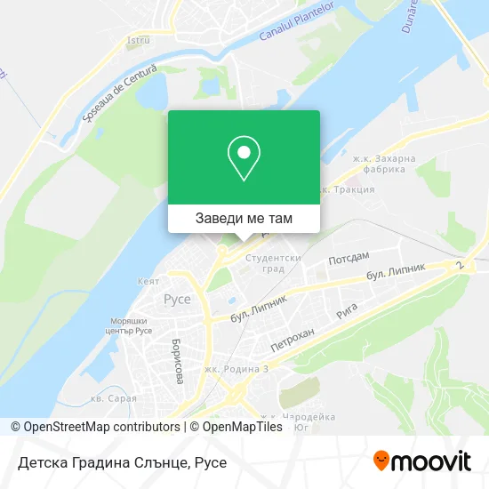 Детска Градина Слънце карта