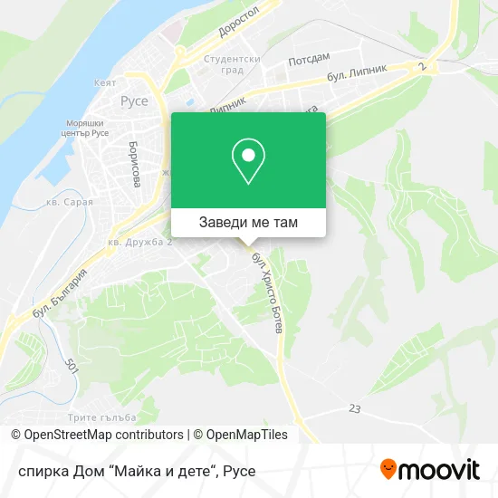 спирка Дом “Майка и дете“ карта