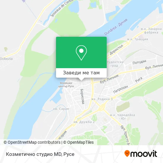Козметично студио MD карта