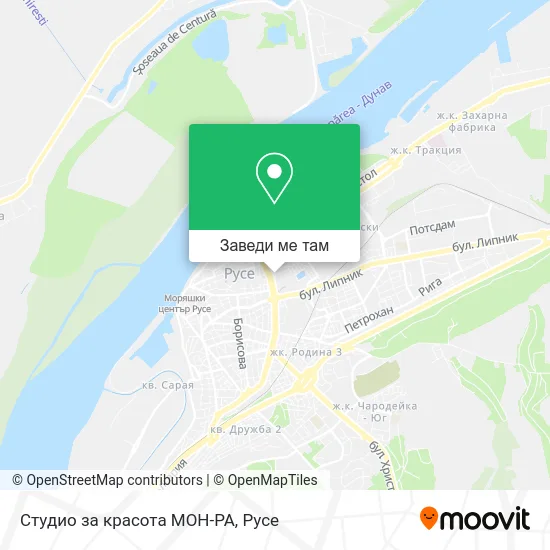 Студио за красота МОН-РА карта