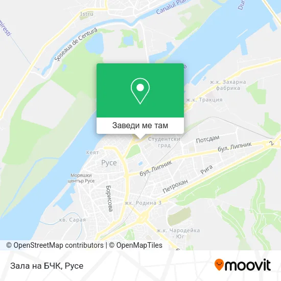 Зала на БЧК карта