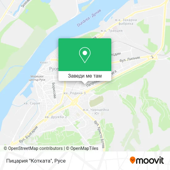 Пицария ''Котката'' карта