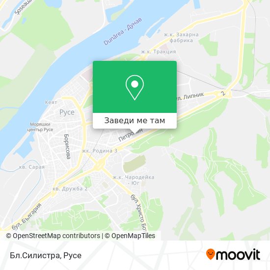 Бл.Силистра карта