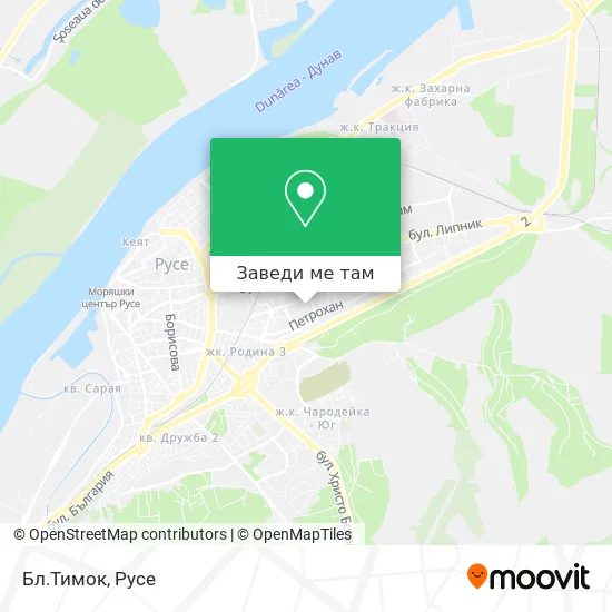 Бл.Тимок карта