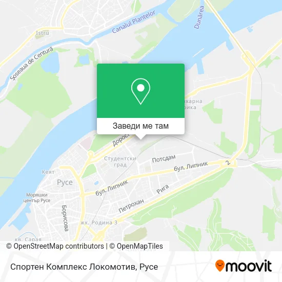 Спортен Комплекс Локомотив карта