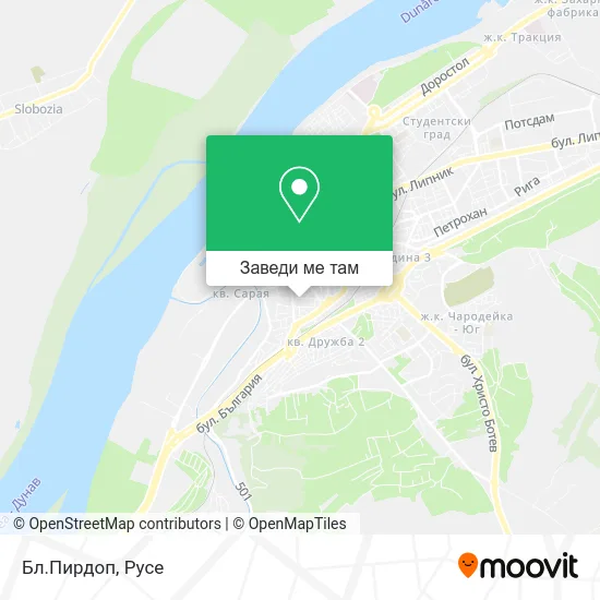 Бл.Пирдоп карта