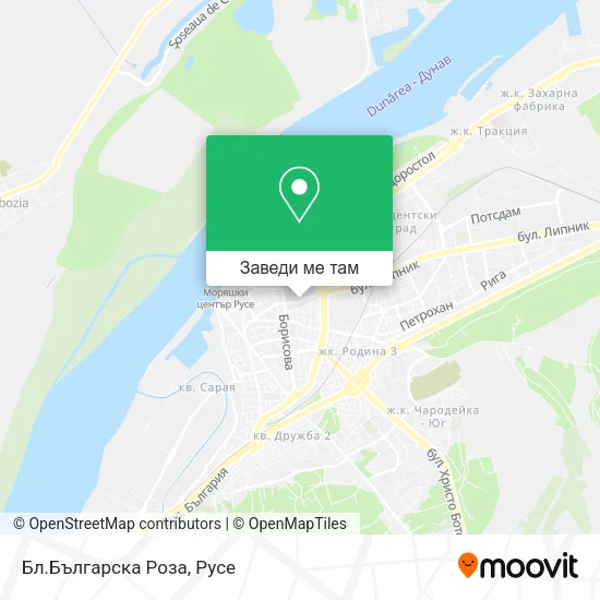 Бл.Българска Роза карта