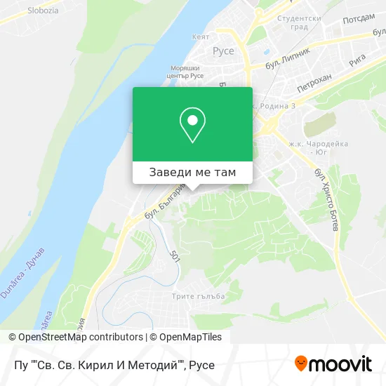 Пу ""Св. Св. Кирил И Методий"" карта