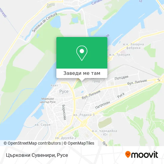 Църковни Сувенири карта