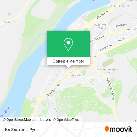 Бл.Златица карта