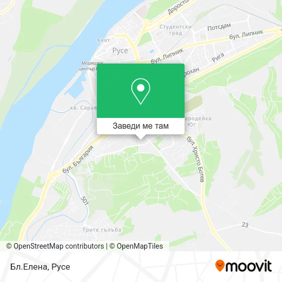 Бл.Елена карта