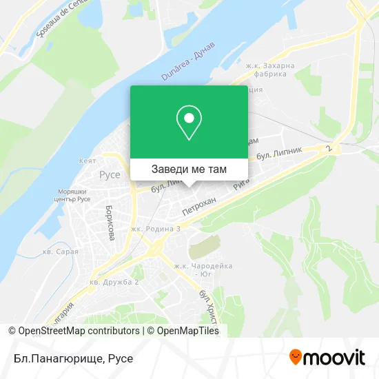 Бл.Панагюрище карта