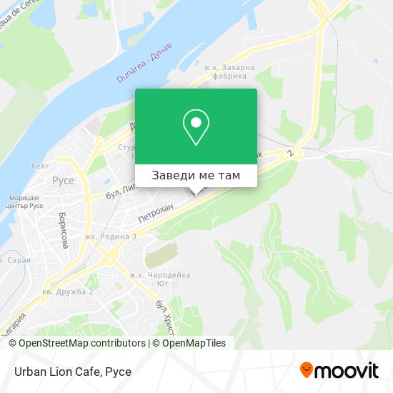Urban Lion Cafe карта