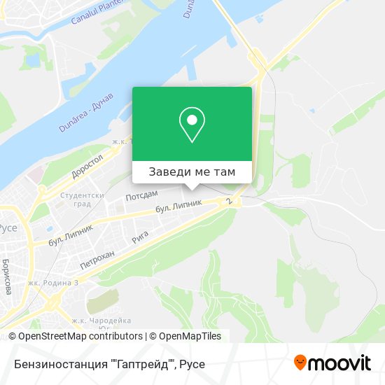 Бензиностанция ""Гаптрейд"" карта