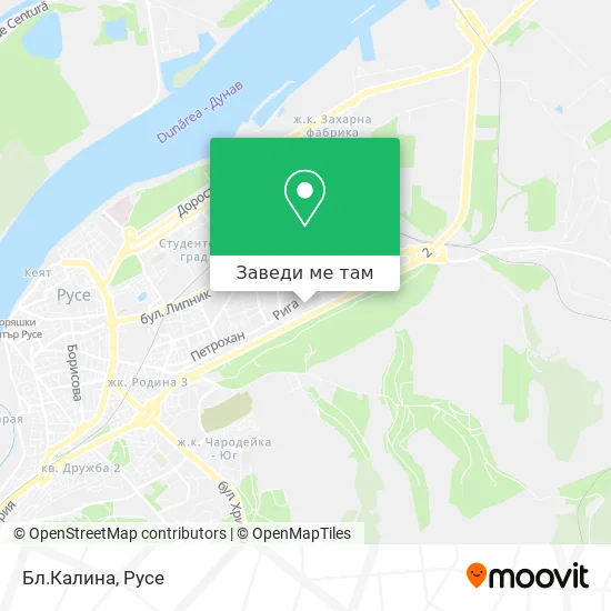 Бл.Калина карта
