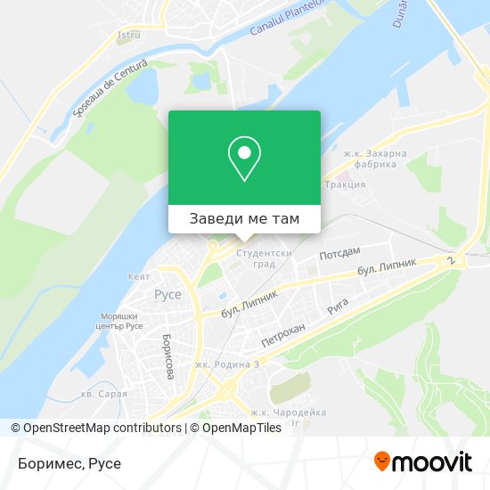 Боримес карта