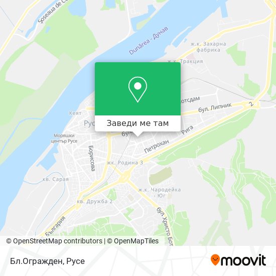 Бл.Огражден карта