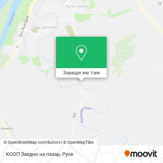 КООП Заедно на пазар карта