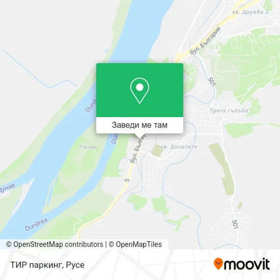 ТИР паркинг карта