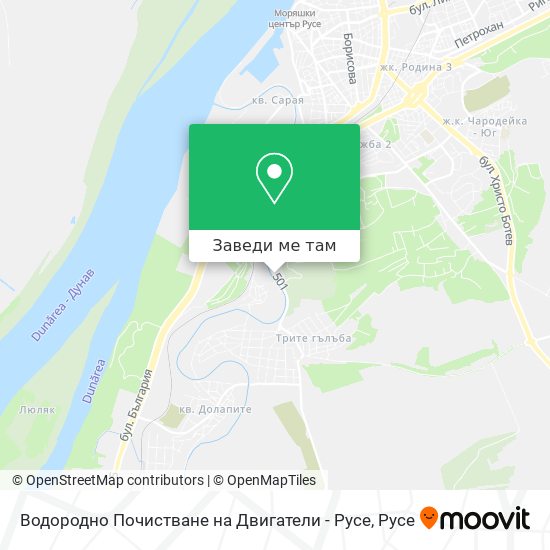 Водородно Почистване на Двигатели - Русе карта