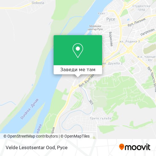 Velde Lesotsentar Ood карта