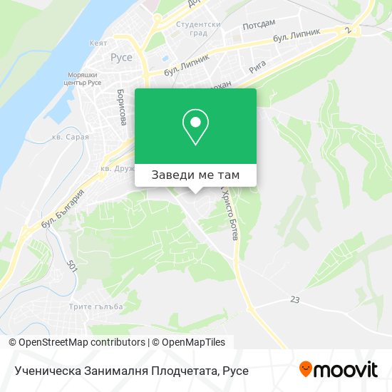 Ученическа Занималня Плодчетата карта