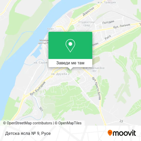 Детска ясла № 9 карта