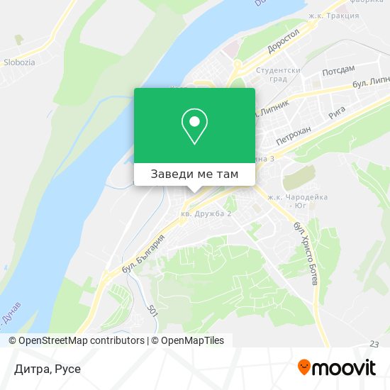 Дитра карта