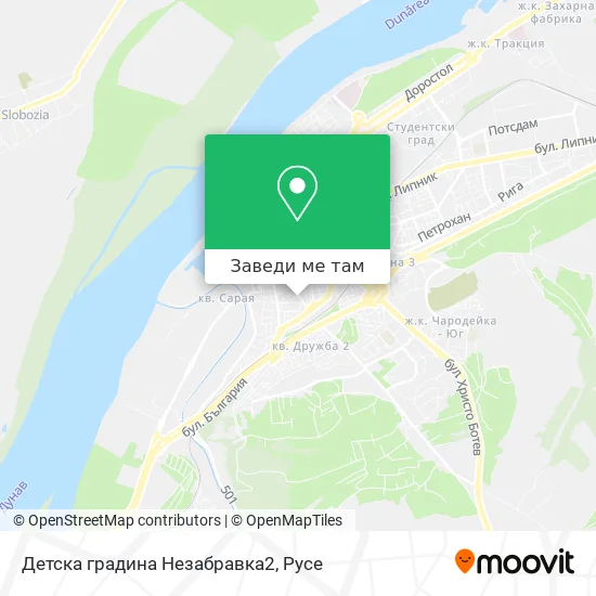 Детска градина Незабравка2 карта
