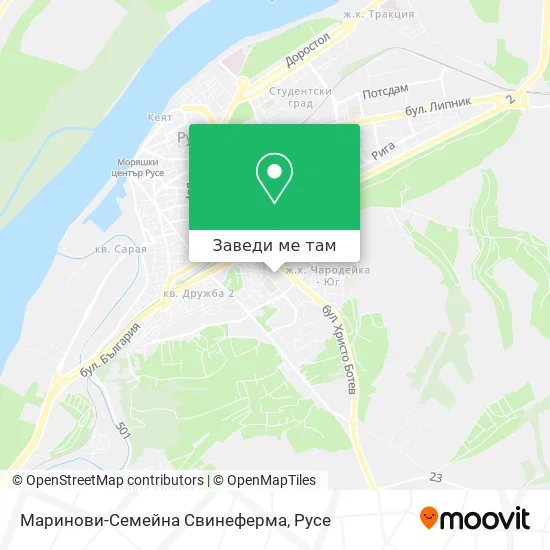 Маринови-Семейна Свинеферма карта