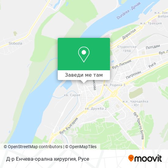 Д-р Енчева-орална хирургия карта