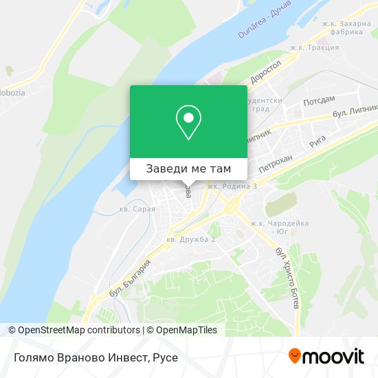 Голямо Враново Инвест карта
