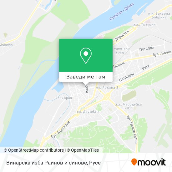 Винарска изба Райнов и синове карта