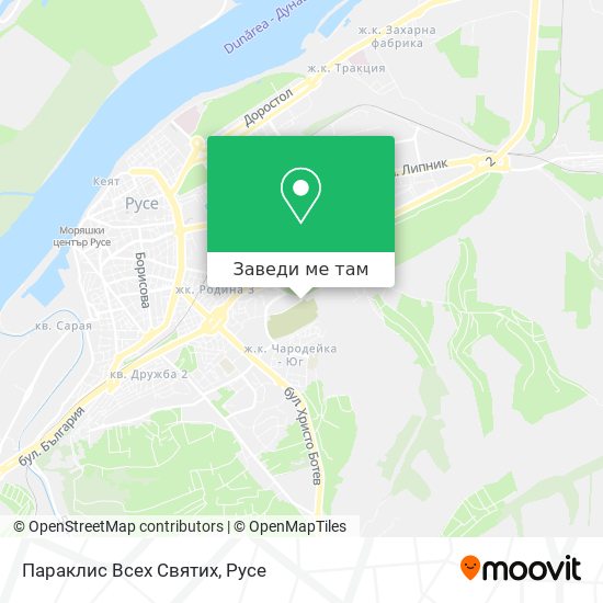 Параклис Всех Святих карта