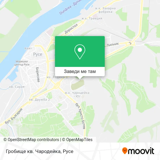 Гробище кв. Чародейка карта
