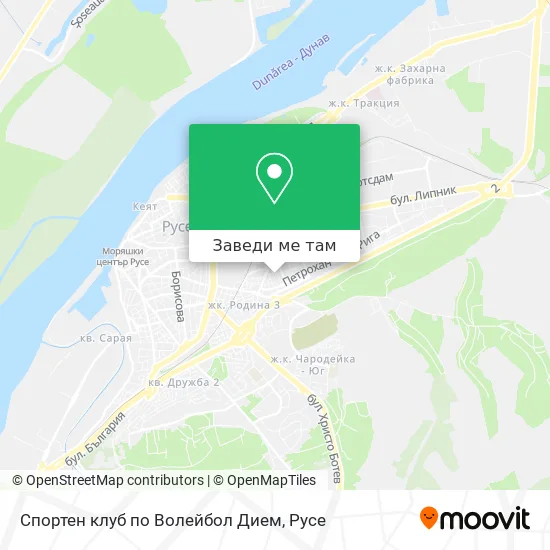 Спортен клуб по Волейбол Дием карта