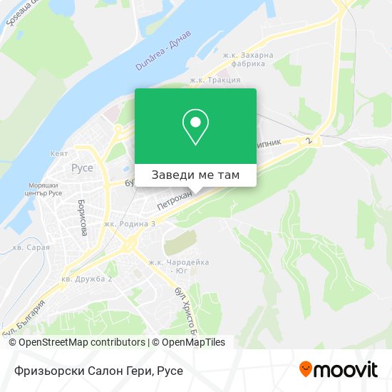 Фризьорски Салон Гери карта