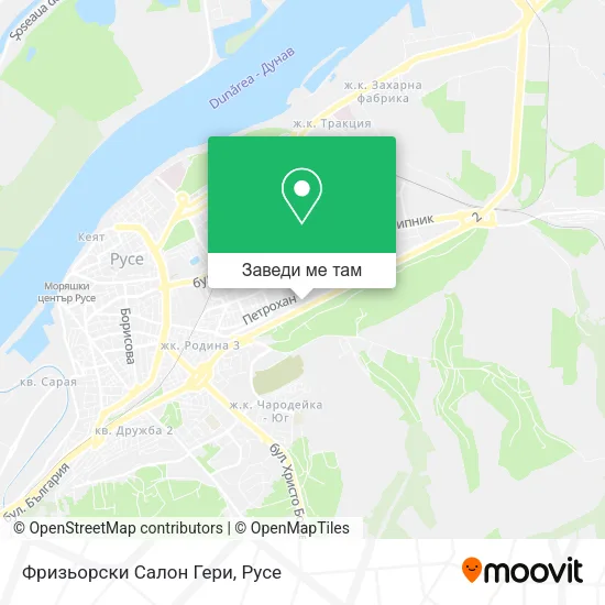 Фризьорски Салон Гери карта